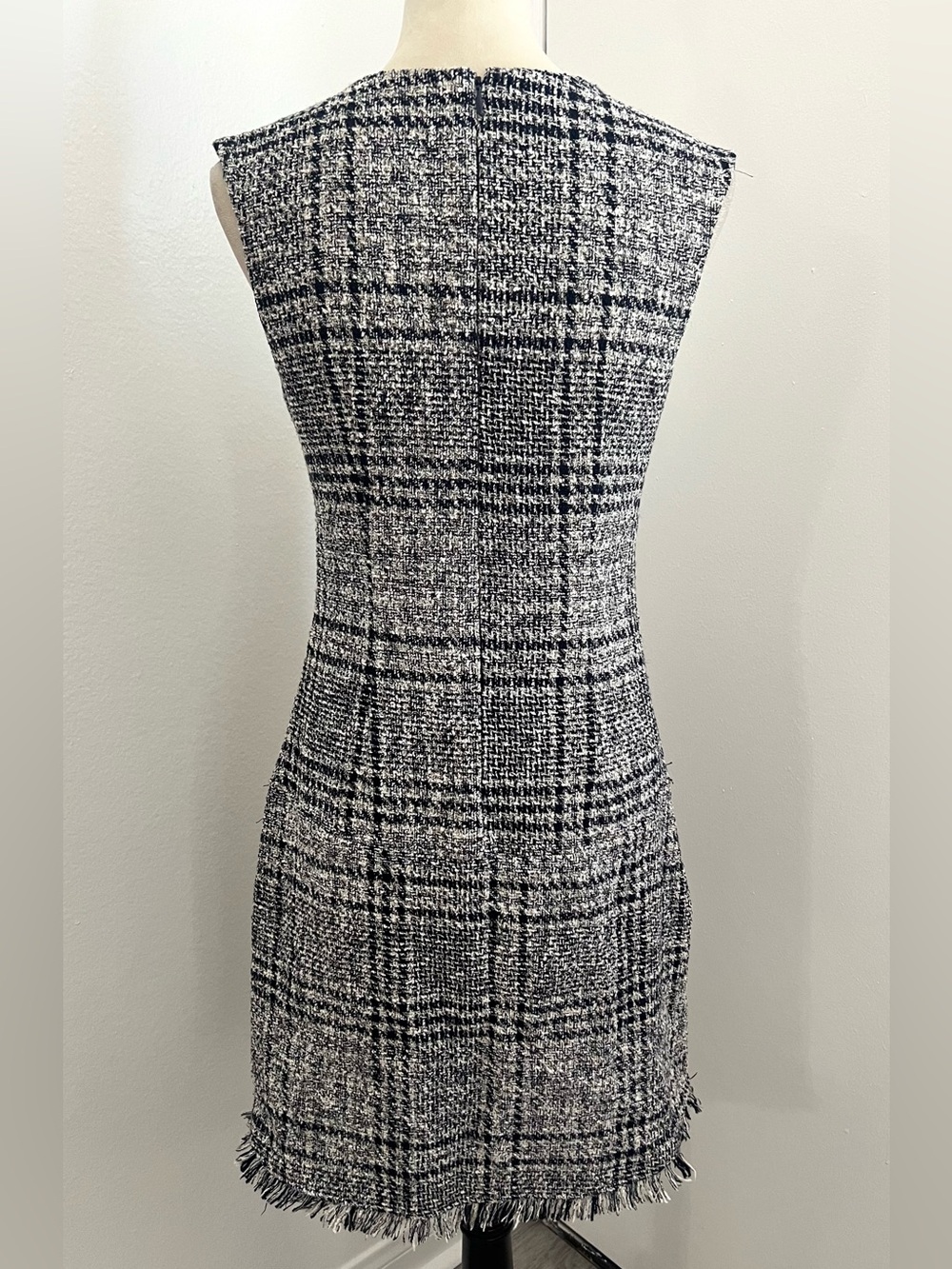 EVA FRANCO Anthropologie Ginger Dress Whitby Plaid Sheath A-Line Dress Size 6 - Picture 7 of 13